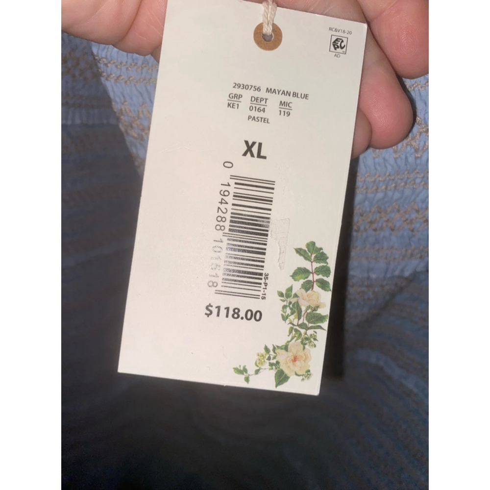 Women's Chelsea & Violet Dress Size XL Blue - Picture 3 of 6